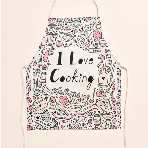 Kitchen Nwot I Love Cooking Apron Poshmark
